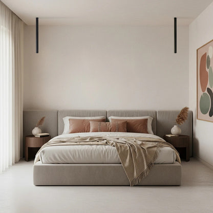 DUCT KLV-101-0053 Φωτιστικό Downlight Σποτ για Λάμπα MR16 με Ντουί GU10 AC 220-240V IP20 - Μαύρο Ματ - Μ6 x Π6 x Υ60