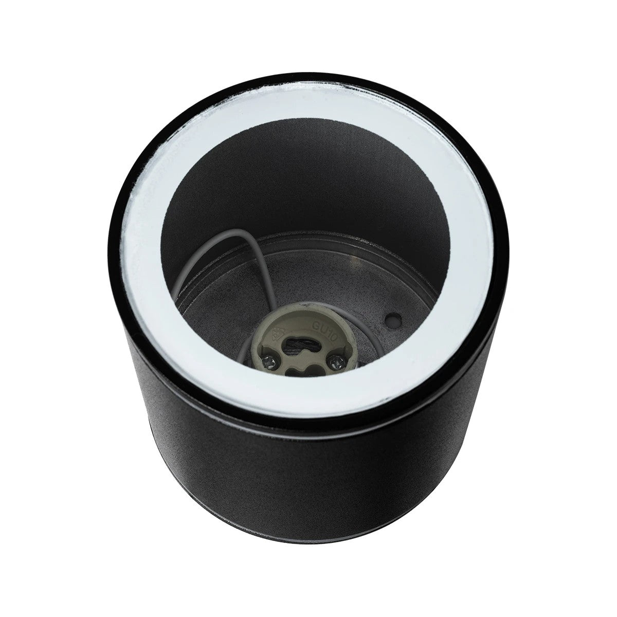 MARETTI KLV-101-0055 Downlight Spot for MR16 Lamp with GU10 Socket AC 220-240V Waterproof IP65 - Matte Black - L9 x W9 x H9