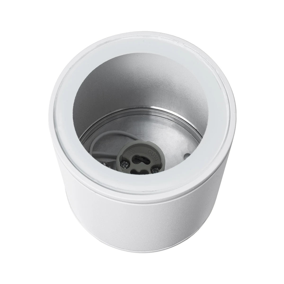MARETTI KLV-101-0056 Downlight Spotlight for MR16 Lamp with GU10 Socket AC 220-240V Waterproof IP65 - Matte White - L9 x W9 x H9