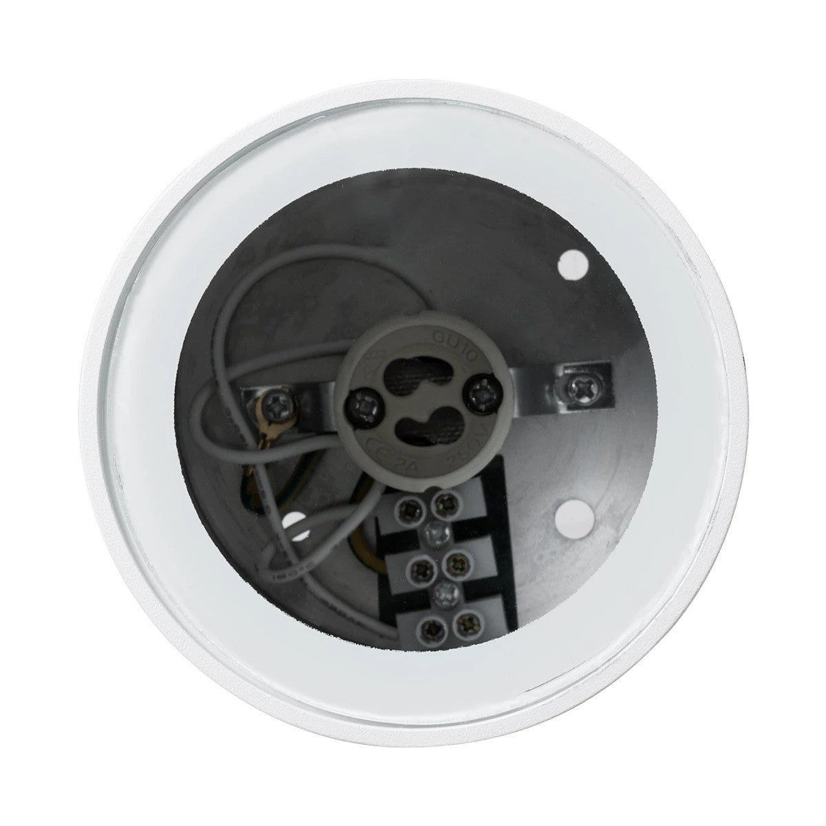 MARETTI KLV-101-0056 Downlight Spotlight for MR16 Lamp with GU10 Socket AC 220-240V Waterproof IP65 - Matte White - L9 x W9 x H9