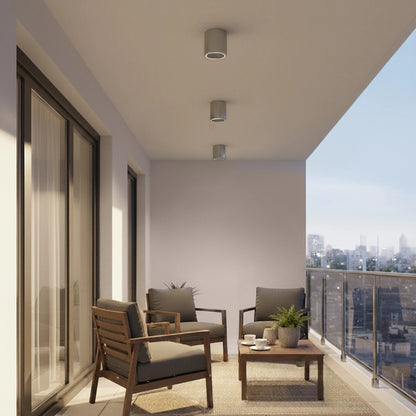 MARETTI KLV-101-0057 Φωτιστικό Downlight Σποτ για Λάμπα MR16 με Ντουί GU10 AC 220-240V Αδιάβροχο IP65 - Νίκελ Χρώμιο - Μ9 x Π9 x Υ9