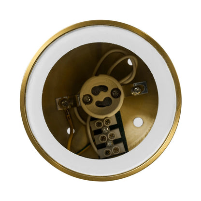 MARETTI KLV-101-0058 Φωτιστικό Downlight Σποτ για Λάμπα MR16 με Ντουί GU10 AC 220-240V Αδιάβροχο IP65 - Χρυσό Πλατίνα - Μ9 x Π9 x Υ9