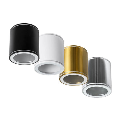 MARETTI KLV-101-0058 Φωτιστικό Downlight Σποτ για Λάμπα MR16 με Ντουί GU10 AC 220-240V Αδιάβροχο IP65 - Χρυσό Πλατίνα - Μ9 x Π9 x Υ9