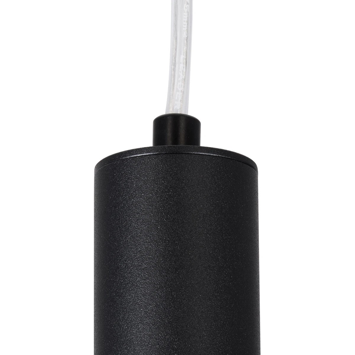 CANAL KLV-101-0073 Κρεμαστό Φωτιστικό Οροφής LED 7W 700lm 36° AC 220-240V IP20 Θερμό Λευκό 2700K - Bridgelux COB Chip & TÜV SÜD Driver - Μαύρο Ματ - Μ4 x Π4 x Υ80