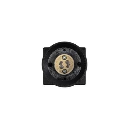SPOTA KLV-101-0134-V2 Κινούμενο Φωτιστικό Σποτ Τοίχου για Λάμπα MR16 με Ντουί GU10 AC 220-240V IP20 - Μαύρο Ματ - Μ7 x Π6 x Υ14