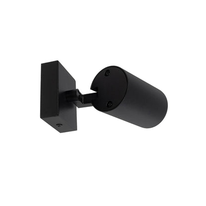 SPOTA KLV-101-0134-V2 Κινούμενο Φωτιστικό Σποτ Τοίχου για Λάμπα MR16 με Ντουί GU10 AC 220-240V IP20 - Μαύρο Ματ - Μ7 x Π6 x Υ14