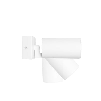 SPOTA KLV-101-0135-V2 Κινούμενο Φωτιστικό Σποτ Τοίχου για Λάμπα MR16 με Ντουί GU10 AC 220-240V IP20 - Λευκό Ματ - Μ7 x Π6 x Υ14