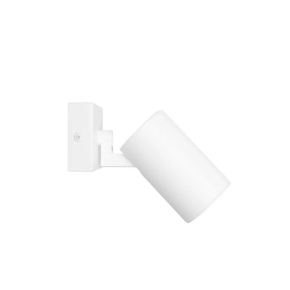 SPOTA KLV-101-0135-V2 Κινούμενο Φωτιστικό Σποτ Τοίχου για Λάμπα MR16 με Ντουί GU10 AC 220-240V IP20 - Λευκό Ματ - Μ7 x Π6 x Υ14