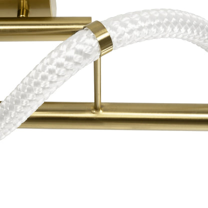 GLOW KLV-101-0148 Φωτιστικό Οροφής LED 18W 1800lm 360° AC 220-240V IP20 Ρυθμιζόμενο Λευκό CCT με On/Off 2700K/4500K/6000K - Lumileds SMD Chip - Χρυσό Πλατίνα - Μ65 x Π30 x Υ30