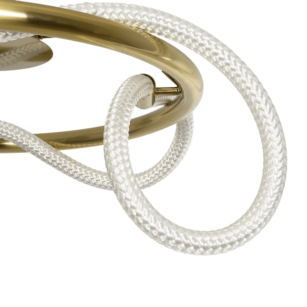 GLOW KLV-101-0149 Φωτιστικό Οροφής LED 34W 3400lm 360° AC 220-240V IP20 Ρυθμιζόμενο Λευκό CCT με Χειριστήριο από 2700K έως 6000K Dimmable - Lumileds SMD Chip - Χρυσό Πλατίνα - Μ60 x Π60 x Υ30