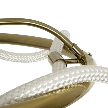 GLOW KLV-101-0149 Φωτιστικό Οροφής LED 34W 3400lm 360° AC 220-240V IP20 Ρυθμιζόμενο Λευκό CCT με Χειριστήριο από 2700K έως 6000K Dimmable - Lumileds SMD Chip - Χρυσό Πλατίνα - Μ60 x Π60 x Υ30