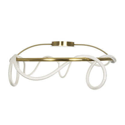 GLOW KLV-101-0150 Φωτιστικό Οροφής LED 65W 6500lm 360° AC 220-240V IP20 Ρυθμιζόμενο Λευκό CCT με Χειριστήριο από 2700K έως 6000K Dimmable - Lumileds SMD Chip - Χρυσό Πλατίνα - Μ100 x Π100 x Υ30