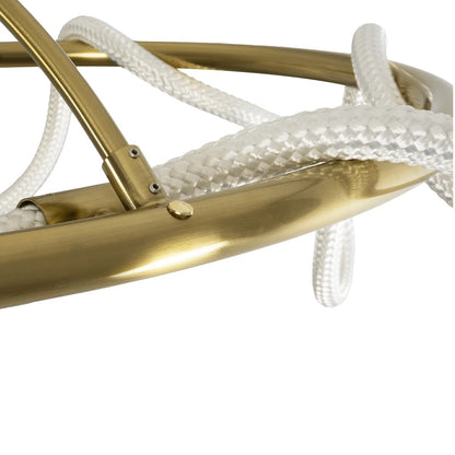 GLOW KLV-101-0150 Φωτιστικό Οροφής LED 65W 6500lm 360° AC 220-240V IP20 Ρυθμιζόμενο Λευκό CCT με Χειριστήριο από 2700K έως 6000K Dimmable - Lumileds SMD Chip - Χρυσό Πλατίνα - Μ100 x Π100 x Υ30