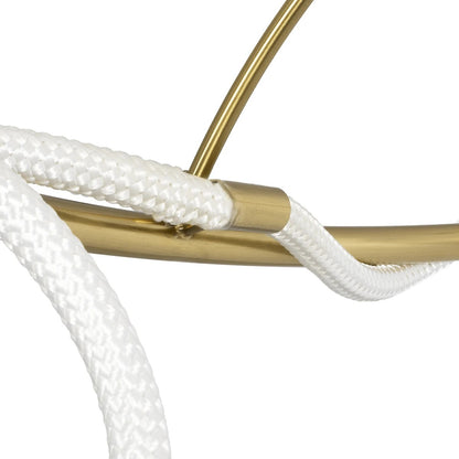 GLOW KLV-101-0151 Φωτιστικό Οροφής LED 89W 8900lm 360° AC 220-240V IP20 Ρυθμιζόμενο Λευκό CCT με Χειριστήριο από 2700K έως 6000K Dimmable - Lumileds SMD Chip - Χρυσό Πλατίνα - Μ150 x Π150 x Υ30