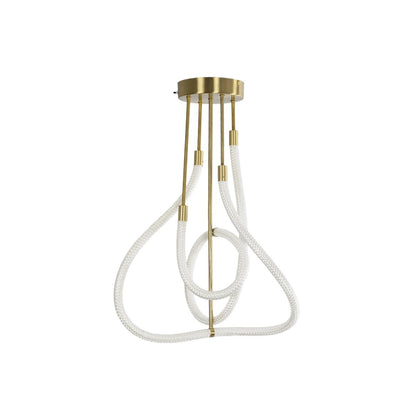 GLOW KLV-101-0152 Φωτιστικό Οροφής LED 40W 4000lm 360° AC 220-240V IP20 Ρυθμιζόμενο Λευκό CCT με Χειριστήριο από 2700K έως 6000K Dimmable - Lumileds SMD Chip - Χρυσό Πλατίνα - Μ50 x Π50 x Υ70