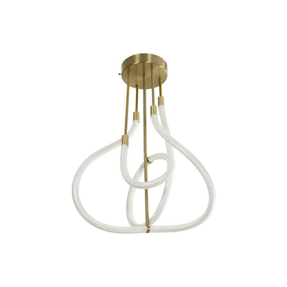 GLOW KLV-101-0152 Φωτιστικό Οροφής LED 40W 4000lm 360° AC 220-240V IP20 Ρυθμιζόμενο Λευκό CCT με Χειριστήριο από 2700K έως 6000K Dimmable - Lumileds SMD Chip - Χρυσό Πλατίνα - Μ50 x Π50 x Υ70