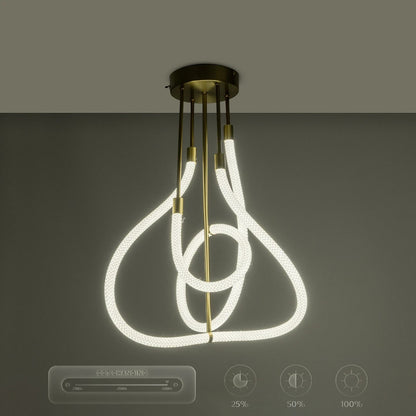 GLOW KLV-101-0152 Φωτιστικό Οροφής LED 40W 4000lm 360° AC 220-240V IP20 Ρυθμιζόμενο Λευκό CCT με Χειριστήριο από 2700K έως 6000K Dimmable - Lumileds SMD Chip - Χρυσό Πλατίνα - Μ50 x Π50 x Υ70