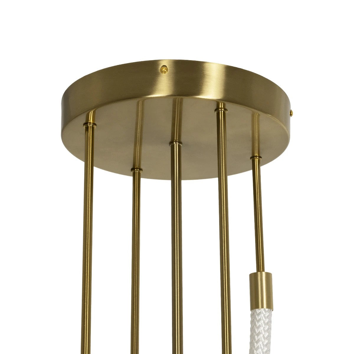 GLOW KLV-101-0154 Φωτιστικό Οροφής LED 85W 8500lm 360° AC 220-240V IP20 Ρυθμιζόμενο Λευκό CCT με Χειριστήριο από 2700K έως 6000K Dimmable - Lumileds SMD Chip - Χρυσό Πλατίνα - Μ100 x Π100 x Υ140