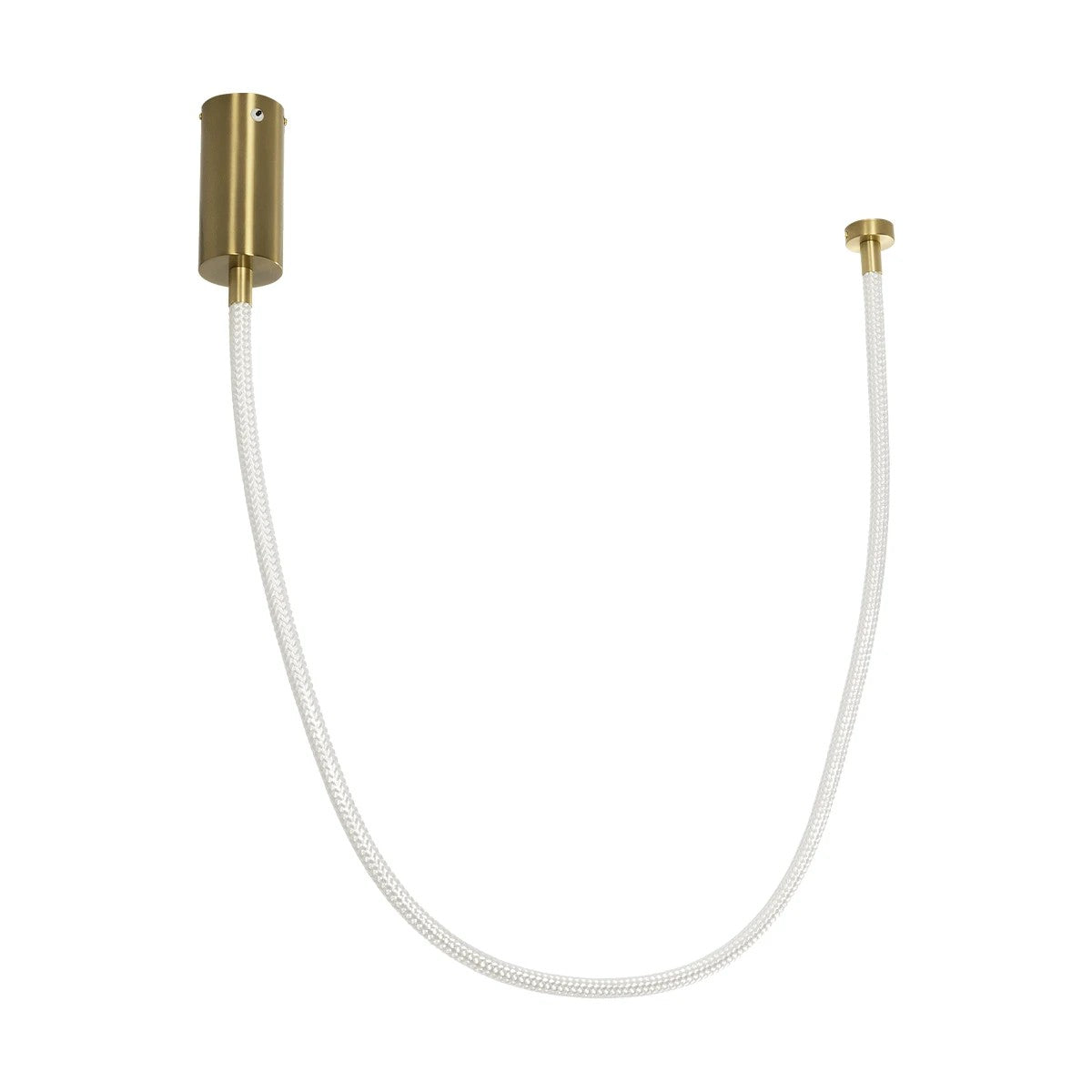 GLOW KLV-101-0155 Κρεμαστό Φωτιστικό Οροφής LED 27W 2700lm 360° AC 220-240V IP20 Ρυθμιζόμενο Λευκό CCT με Χειριστήριο από 2700K έως 6000K Dimmable - Lumileds SMD Chip - Χρυσό Πλατίνα - Μ90 x Π9 x Υ95