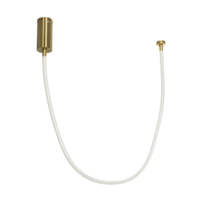 GLOW KLV-101-0155 Κρεμαστό Φωτιστικό Οροφής LED 27W 2700lm 360° AC 220-240V IP20 Ρυθμιζόμενο Λευκό CCT με Χειριστήριο από 2700K έως 6000K Dimmable - Lumileds SMD Chip - Χρυσό Πλατίνα - Μ90 x Π9 x Υ95