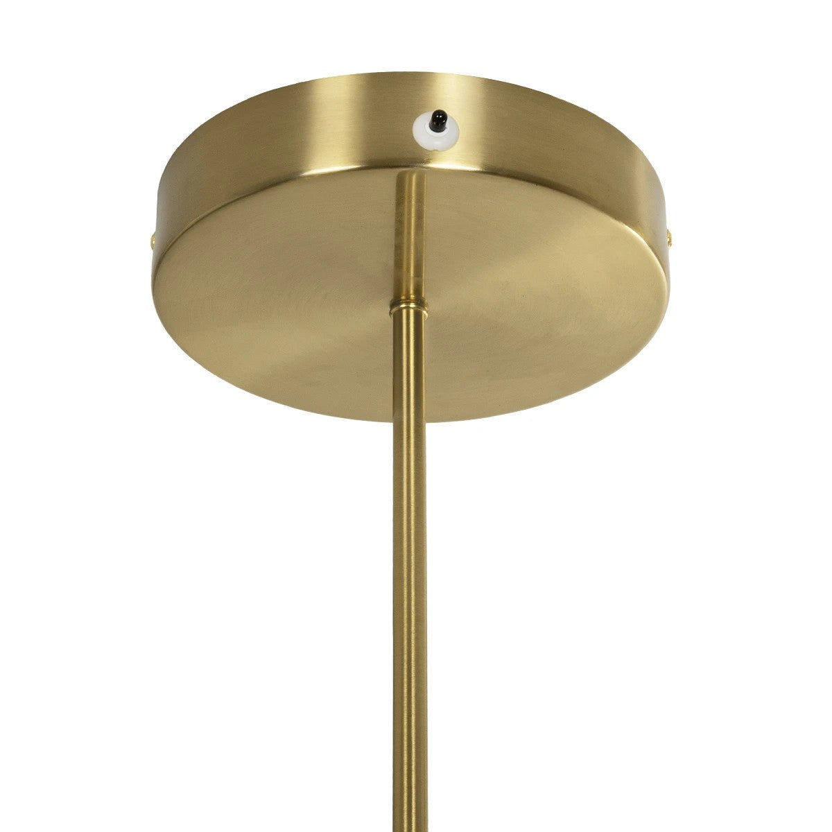 GLOW KLV-101-0156 Κρεμαστό Φωτιστικό Οροφής LED 34W 3400lm 360° AC 220-240V IP20 Ρυθμιζόμενο Λευκό CCT με Χειριστήριο από 2700K έως 6000K Dimmable - Lumileds SMD Chip - Χρυσό Πλατίνα - Μ20 x Π35 x Υ120