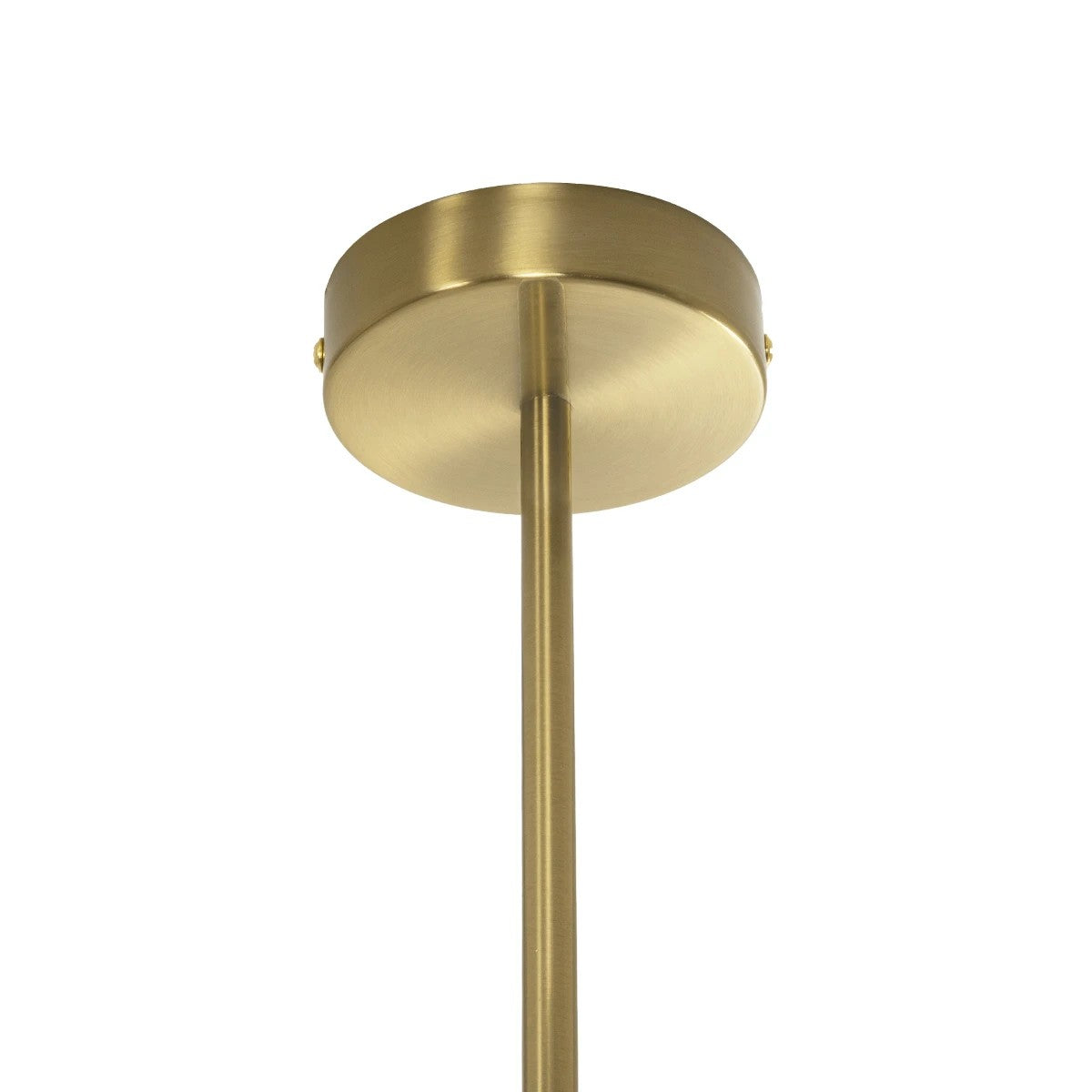 GLOW KLV-101-0156 Κρεμαστό Φωτιστικό Οροφής LED 34W 3400lm 360° AC 220-240V IP20 Ρυθμιζόμενο Λευκό CCT με Χειριστήριο από 2700K έως 6000K Dimmable - Lumileds SMD Chip - Χρυσό Πλατίνα - Μ20 x Π35 x Υ120