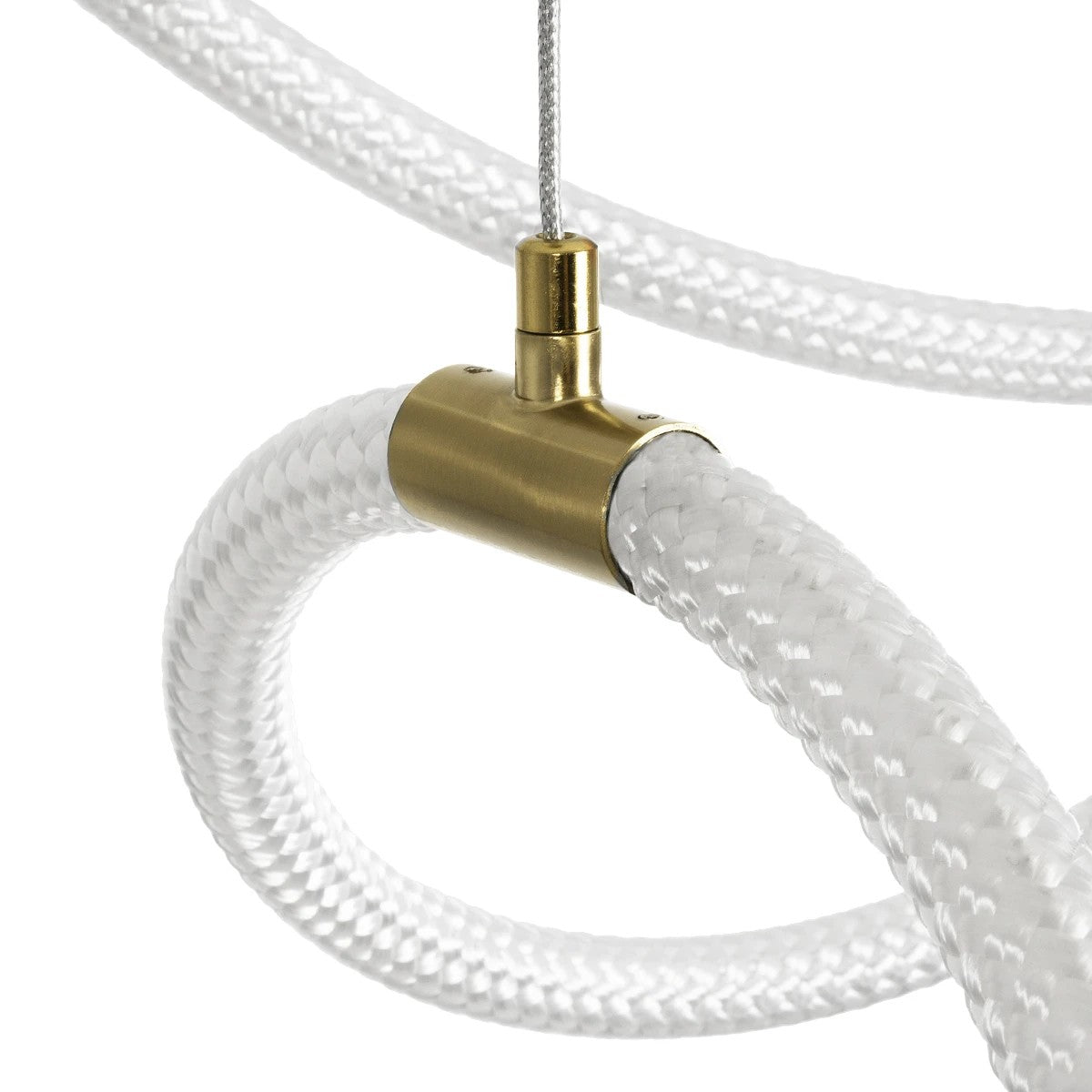 GLOW KLV-101-0157 Κρεμαστό Φωτιστικό Οροφής LED 65W 6500lm 360° AC 220-240V IP20 Ρυθμιζόμενο Λευκό CCT με Χειριστήριο από 2700K έως 6000K Dimmable - Lumileds SMD Chip - Σατινέ Χρυσό Βούρτσας - Μ150 x Π70 x Υ90