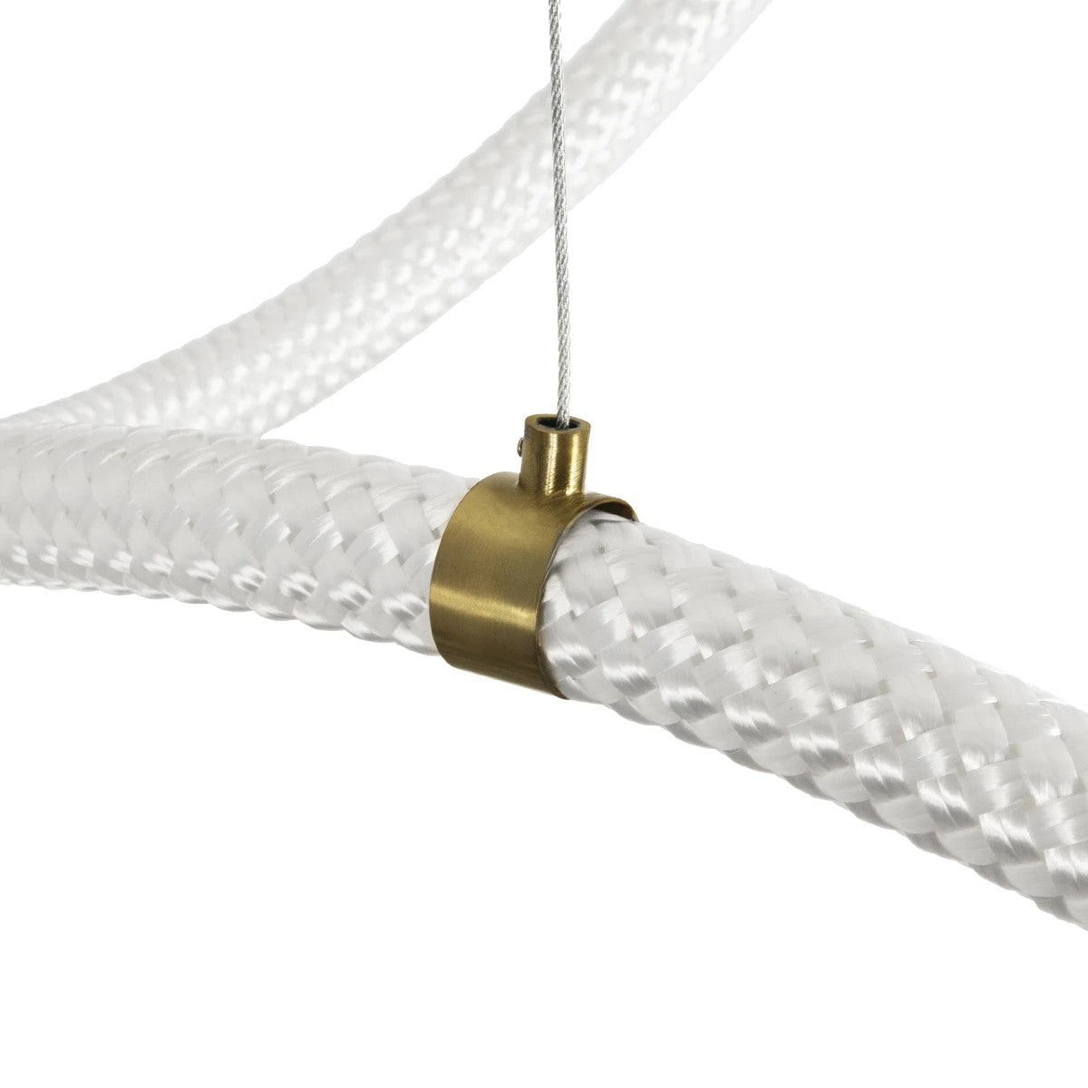 GLOW KLV-101-0157 Κρεμαστό Φωτιστικό Οροφής LED 65W 6500lm 360° AC 220-240V IP20 Ρυθμιζόμενο Λευκό CCT με Χειριστήριο από 2700K έως 6000K Dimmable - Lumileds SMD Chip - Σατινέ Χρυσό Βούρτσας - Μ150 x Π70 x Υ90