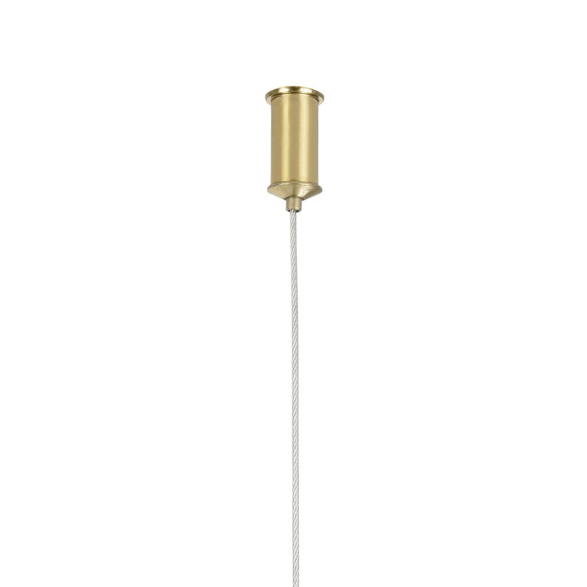 GLOW KLV-101-0157 Κρεμαστό Φωτιστικό Οροφής LED 65W 6500lm 360° AC 220-240V IP20 Ρυθμιζόμενο Λευκό CCT με Χειριστήριο από 2700K έως 6000K Dimmable - Lumileds SMD Chip - Σατινέ Χρυσό Βούρτσας - Μ150 x Π70 x Υ90