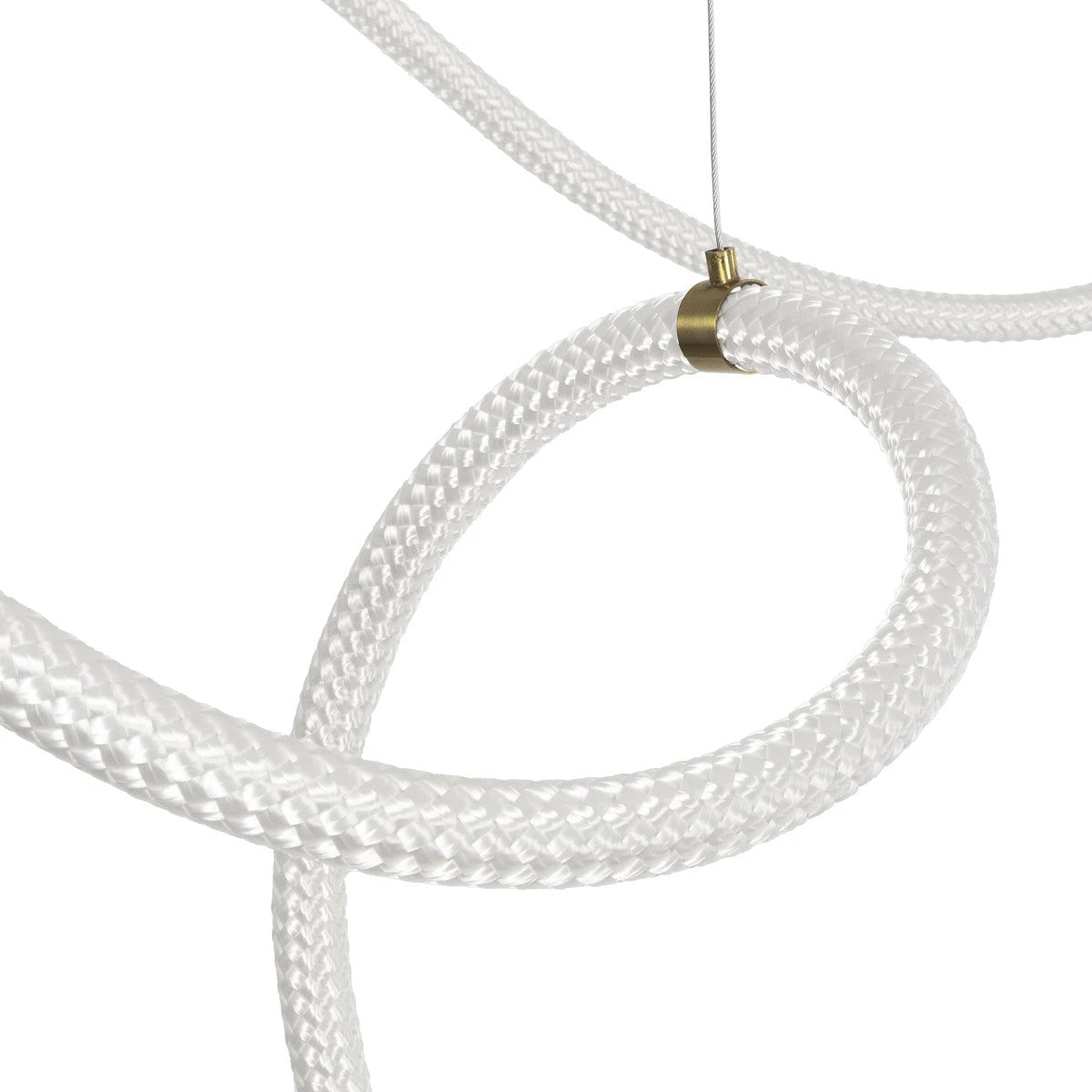 GLOW KLV-101-0158 Pendant LED Ceiling Light 105W 10500lm 360° AC 220-240V IP20 Adjustable White CCT with Remote Control from 2700K to 6000K Dimmable - Lumileds SMD Chip - Gold Platinum - L180 x W180 x H110