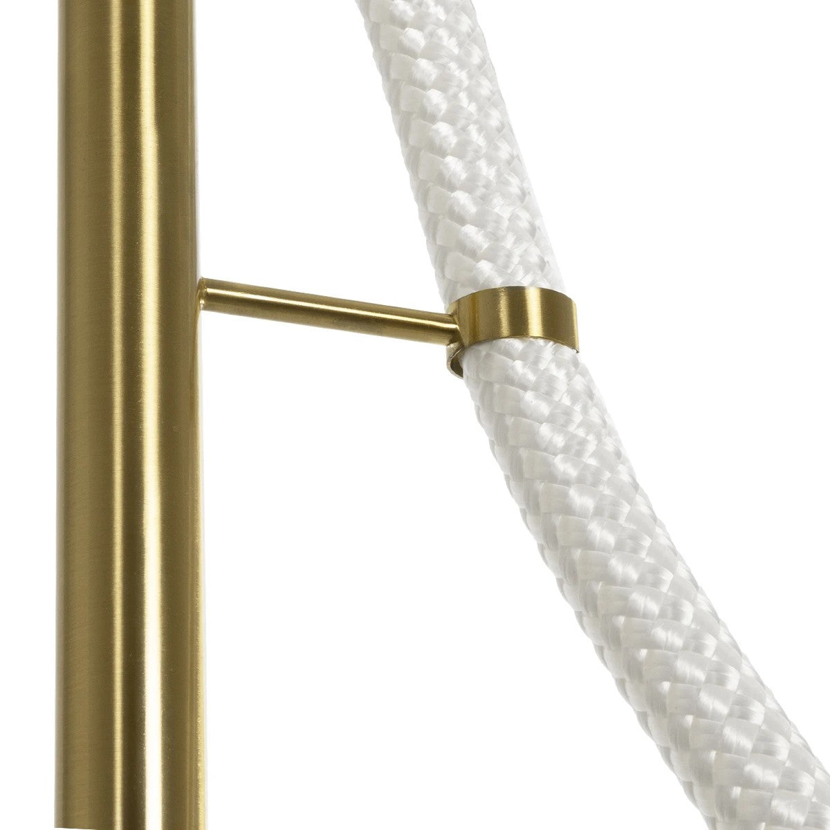 GLOW KLV-101-0159 Κρεμαστό Φωτιστικό Οροφής LED 24W 2400lm 360° AC 220-240V IP20 Ρυθμιζόμενο Λευκό CCT με On/Off 2700K/4500K/6000K - Lumileds SMD Chip - Χρυσό Πλατίνα - Μ24 x Π10 x Υ62