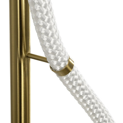 GLOW KLV-101-0160 Κρεμαστό Φωτιστικό Οροφής LED 24W 2400lm 360° AC 220-240V IP20 Ρυθμιζόμενο Λευκό CCT με On/Off 2700K/4500K/6000K - Lumileds SMD Chip - Χρυσό Πλατίνα - Μ30 x Π17 x Υ66