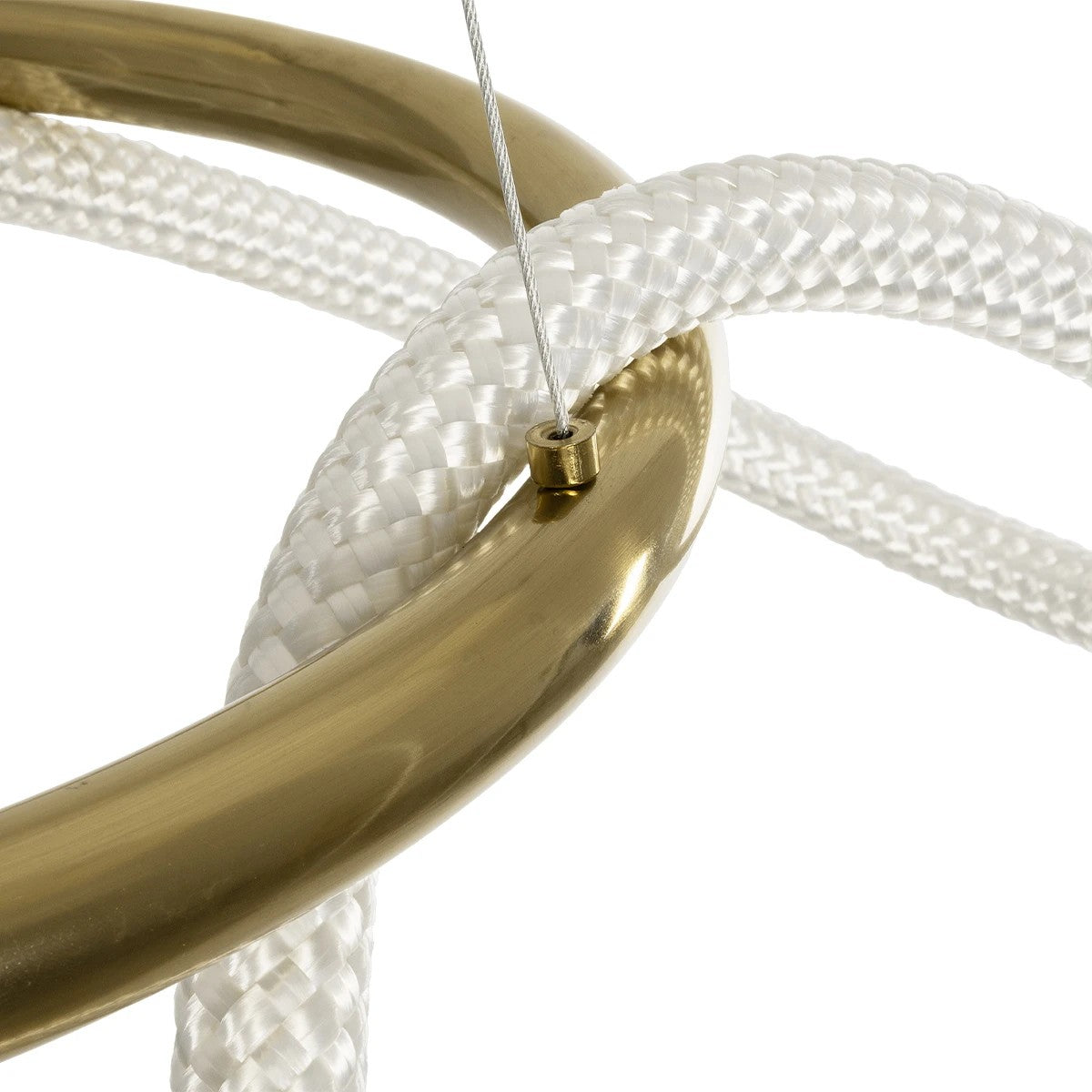 GLOW KLV-101-0162 Κρεμαστό Φωτιστικό Οροφής LED 36W 3600lm 360° AC 220-240V IP20 Ρυθμιζόμενο Λευκό CCT με Χειριστήριο από 2700K έως 6000K Dimmable - Lumileds SMD Chip - Χρυσό Πλατίνα - Μ70 x Π70 x Υ40