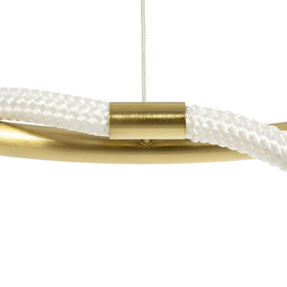 GLOW KLV-101-0163 Κρεμαστό Φωτιστικό Οροφής LED 58W 5800lm 360° AC 220-240V IP20 Ρυθμιζόμενο Λευκό CCT με Χειριστήριο από 2700K έως 6000K Dimmable - Lumileds SMD Chip - Χρυσό Πλατίνα - Μ80 x Π80 x Υ40