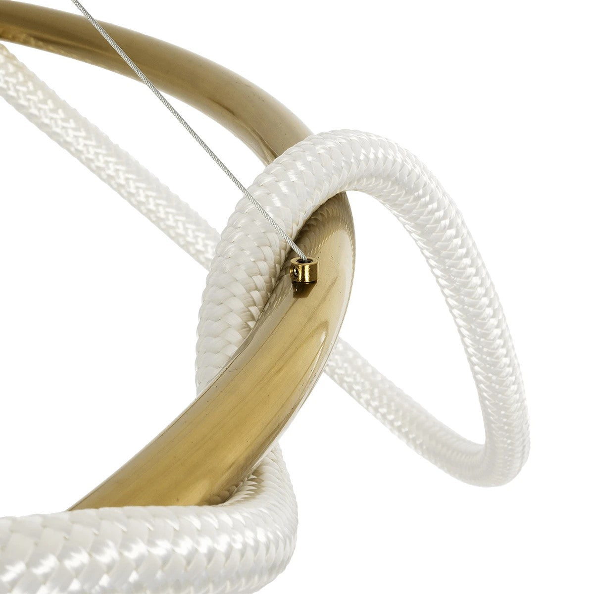 GLOW KLV-101-0165 Κρεμαστό Φωτιστικό Οροφής LED 100W 10000lm 360° AC 220-240V IP20 Ρυθμιζόμενο Λευκό CCT με Χειριστήριο από 2700K έως 6000K Dimmable - Lumileds SMD Chip - Χρυσό Πλατίνα - Μ150 x Π150 x Υ100