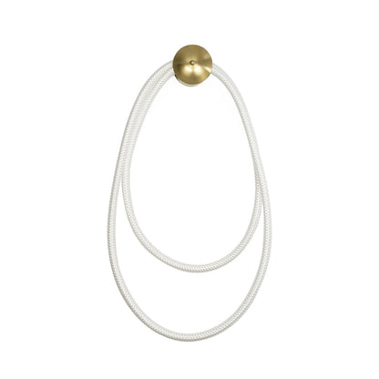 GLOW KLV-101-0170 Φωτιστικό Τοίχου / Απλίκα LED 45W 4500lm 360° AC 220-240V IP20 Ρυθμιζόμενο Λευκό CCT με Χειριστήριο από 2700K έως 6000K Dimmable - Lumileds SMD Chip - Χρυσό Πλατίνα - Μ30 x Π15 x Υ110