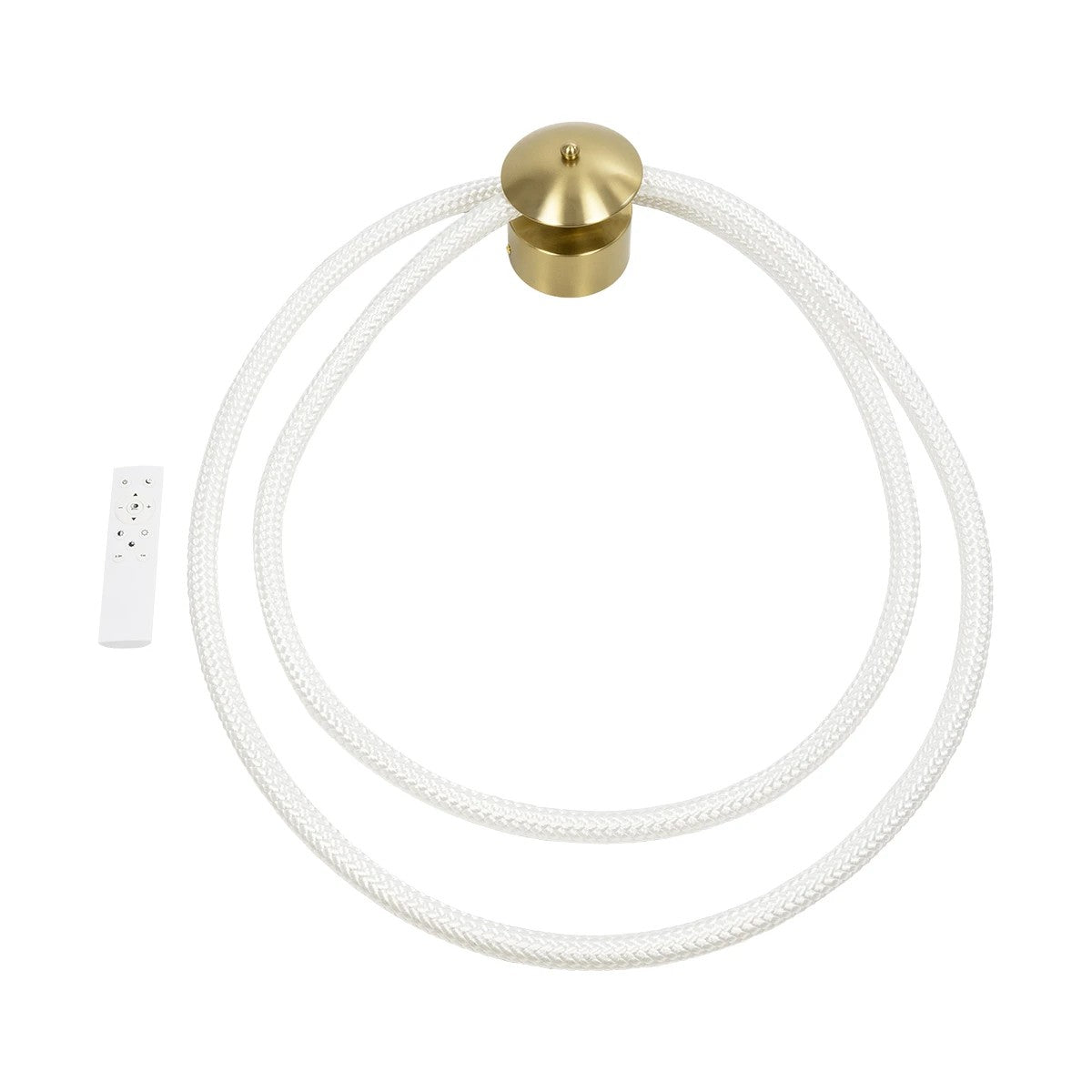 GLOW KLV-101-0170 Φωτιστικό Τοίχου / Απλίκα LED 45W 4500lm 360° AC 220-240V IP20 Ρυθμιζόμενο Λευκό CCT με Χειριστήριο από 2700K έως 6000K Dimmable - Lumileds SMD Chip - Χρυσό Πλατίνα - Μ30 x Π15 x Υ110