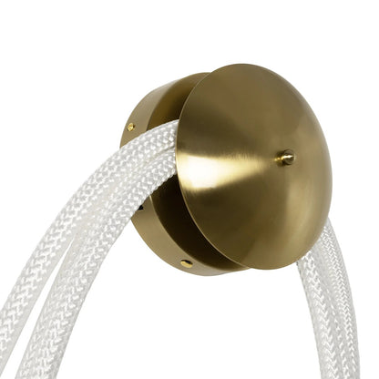 GLOW KLV-101-0171 Φωτιστικό Τοίχου / Απλίκα LED 60W 6000lm 360° AC 220-240V IP20 Ρυθμιζόμενο Λευκό CCT με Χειριστήριο από 2700K έως 6000K Dimmable - Lumileds SMD Chip - Χρυσό Πλατίνα - Μ40 x Π15 x Υ110