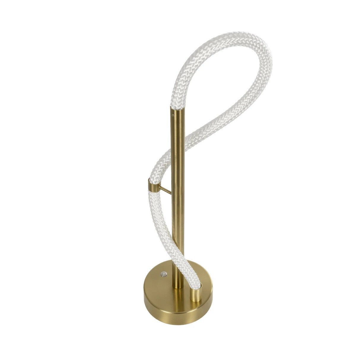 GLOW KLV-101-0172 Επιτραπέζιο Φωτιστικό Πορτατίφ LED 18W 1800lm 360° AC 220-240V IP20 Ρυθμιζόμενο Λευκό CCT με Αφή 2700K/4500K/6000K Dimmable - Lumileds SMD Chip - Χρυσό Πλατίνα - Μ30 x Π30 x Υ60