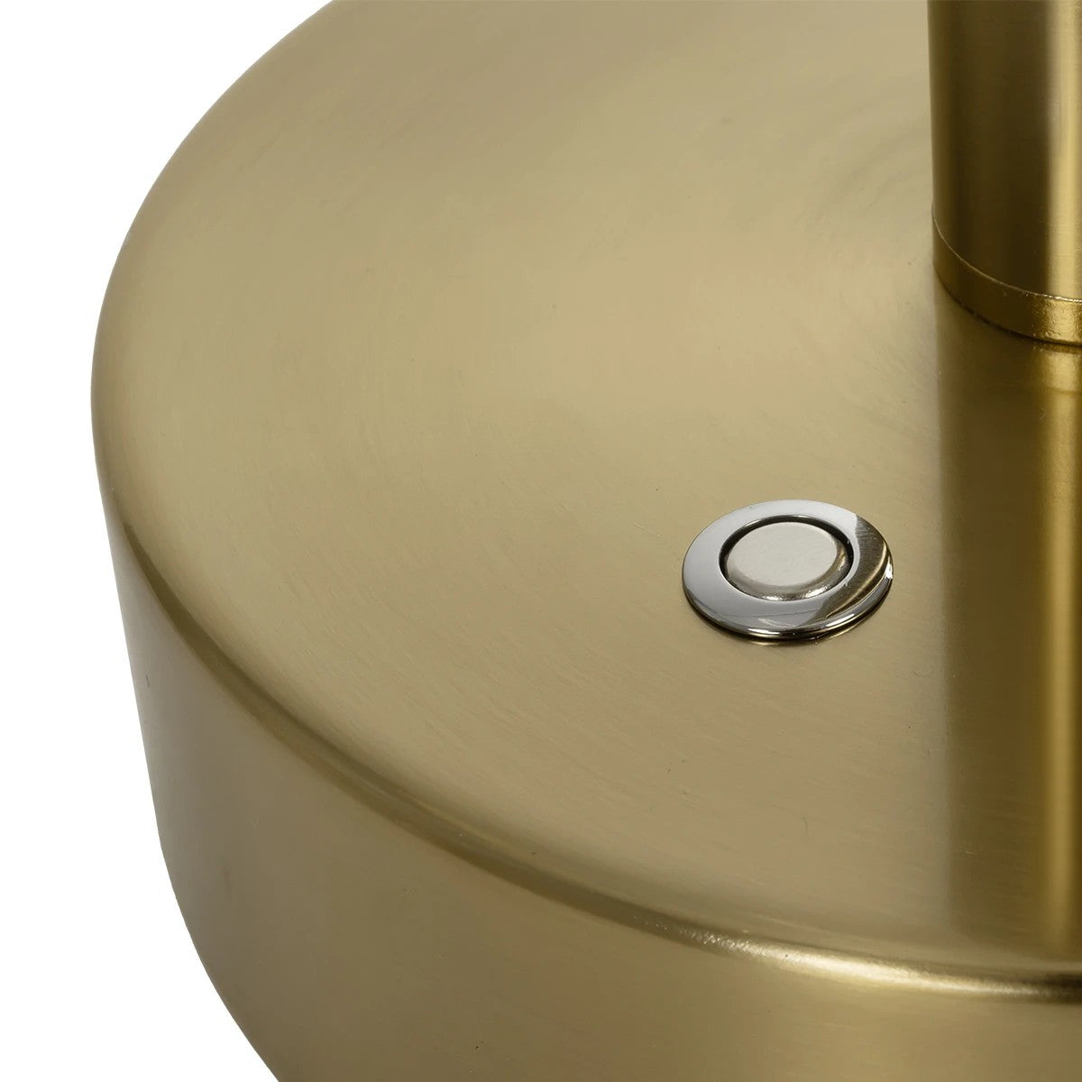 GLOW KLV-101-0172 Επιτραπέζιο Φωτιστικό Πορτατίφ LED 18W 1800lm 360° AC 220-240V IP20 Ρυθμιζόμενο Λευκό CCT με Αφή 2700K/4500K/6000K Dimmable - Lumileds SMD Chip - Χρυσό Πλατίνα - Μ30 x Π30 x Υ60