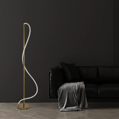 GLOW KLV-101-0173 Επιδαπέδιο Φωτιστικό LED 30W 3000lm 360° AC 220-240V IP20 Ρυθμιζόμενο Λευκό CCT με Αφή 2700K/4500K/6000K Dimmable - Lumileds SMD Chip - Χρυσό Πλατίνα - Μ45 x Π45 x Υ160