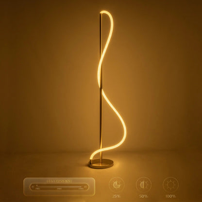 GLOW KLV-101-0173 Επιδαπέδιο Φωτιστικό LED 30W 3000lm 360° AC 220-240V IP20 Ρυθμιζόμενο Λευκό CCT με Αφή 2700K/4500K/6000K Dimmable - Lumileds SMD Chip - Χρυσό Πλατίνα - Μ45 x Π45 x Υ160