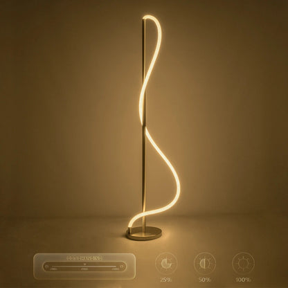 GLOW KLV-101-0173 Επιδαπέδιο Φωτιστικό LED 30W 3000lm 360° AC 220-240V IP20 Ρυθμιζόμενο Λευκό CCT με Αφή 2700K/4500K/6000K Dimmable - Lumileds SMD Chip - Χρυσό Πλατίνα - Μ45 x Π45 x Υ160