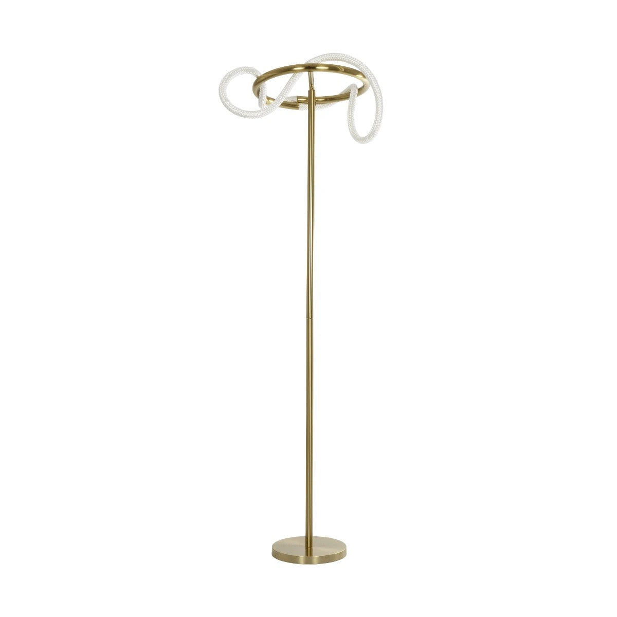 GLOW KLV-101-0174 Επιδαπέδιο Φωτιστικό LED 30W 3000lm 360° AC 220-240V IP20 Ρυθμιζόμενο Λευκό CCT με Αφή 2700K/4500K/6000K Dimmable - Lumileds SMD Chip - Χρυσό Πλατίνα - Μ45 x Π45 x Υ160