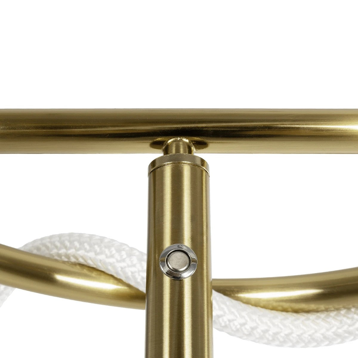 GLOW KLV-101-0174 Επιδαπέδιο Φωτιστικό LED 30W 3000lm 360° AC 220-240V IP20 Ρυθμιζόμενο Λευκό CCT με Αφή 2700K/4500K/6000K Dimmable - Lumileds SMD Chip - Χρυσό Πλατίνα - Μ45 x Π45 x Υ160