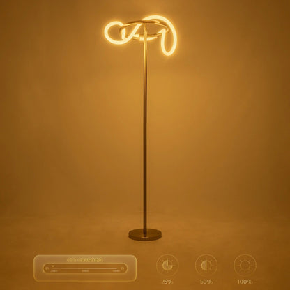 GLOW KLV-101-0174 Επιδαπέδιο Φωτιστικό LED 30W 3000lm 360° AC 220-240V IP20 Ρυθμιζόμενο Λευκό CCT με Αφή 2700K/4500K/6000K Dimmable - Lumileds SMD Chip - Χρυσό Πλατίνα - Μ45 x Π45 x Υ160