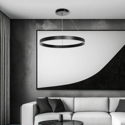 VENOM KLV-101-0190 Κρεμαστό Φωτιστικό Οροφής LED 67W 6700lm 120° AC 220-240V IP20 Ρυθμιζόμενο Λευκό CCT με Χειριστήριο από 2700K έως 6000K Dimmable - Lumileds SMD Chip - Μαύρο Ματ - Μ80 x Π80 x Υ6.5