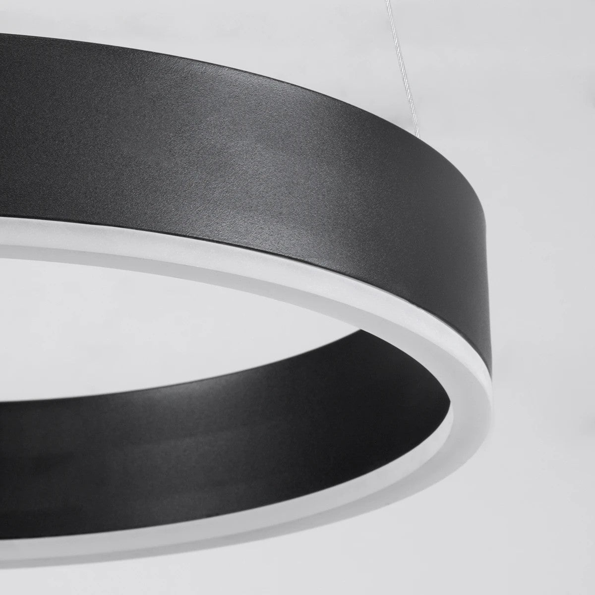 VENOM KLV-101-0190 Κρεμαστό Φωτιστικό Οροφής LED 67W 6700lm 120° AC 220-240V IP20 Ρυθμιζόμενο Λευκό CCT με Χειριστήριο από 2700K έως 6000K Dimmable - Lumileds SMD Chip - Μαύρο Ματ - Μ80 x Π80 x Υ6.5