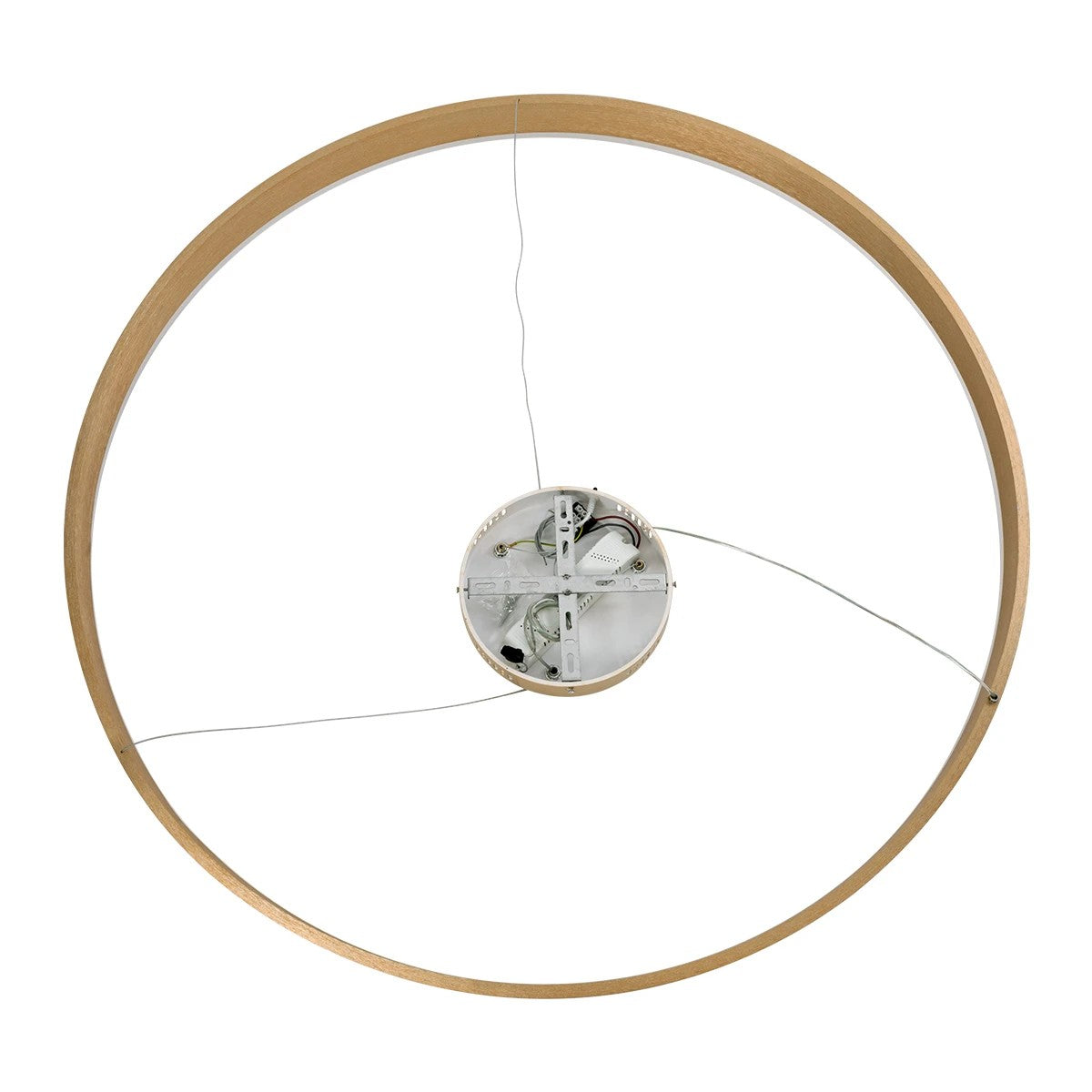 VENOM KLV-101-0195 Κρεμαστό Φωτιστικό Οροφής LED 75W 7500lm 120° AC 220-240V IP20 Ρυθμιζόμενο Λευκό CCT με Χειριστήριο από 2700K έως 6000K Dimmable - Lumileds SMD Chip - Χρυσό Πλατίνα - Μ100 x Π100 x Υ6.5