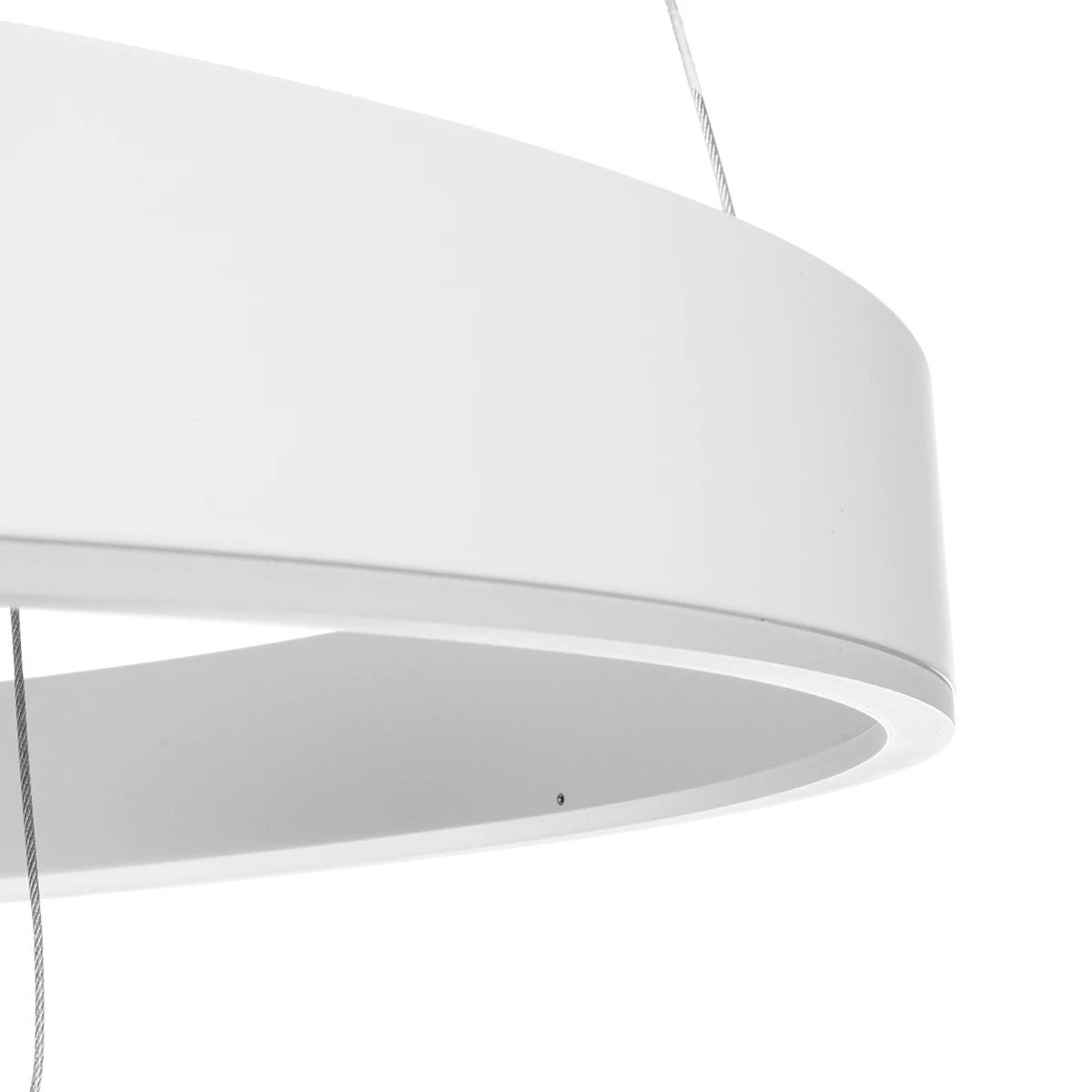 VENOM KLV-101-0200 Κρεμαστό Φωτιστικό Οροφής LED 120W 12000lm 120° AC 220-240V IP20 Ρυθμιζόμενο Λευκό CCT με Χειριστήριο από 2700K έως 6000K Dimmable - Lumileds SMD Chip - Λευκό Ματ - Μ80 x Π80 x Υ80